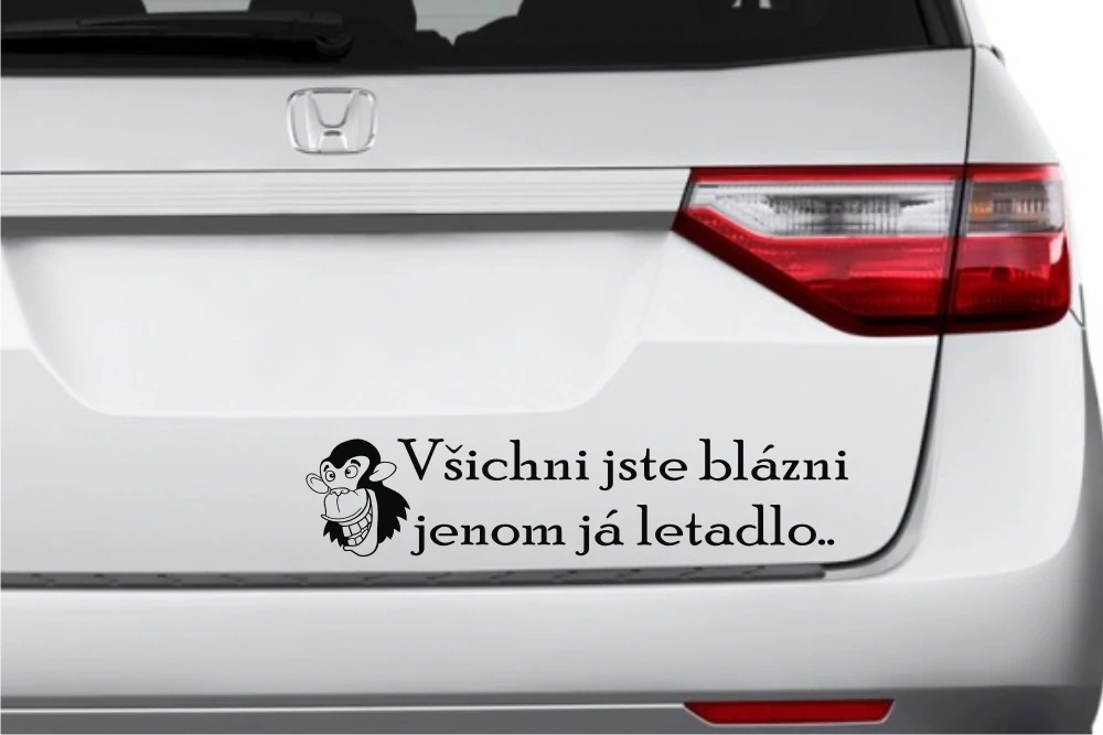 samolepka na auto