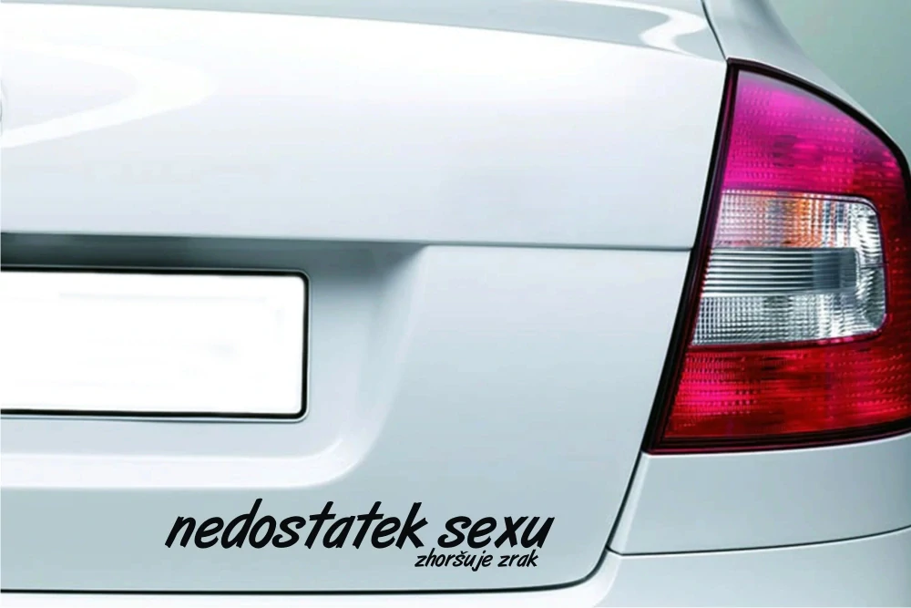 samolepka na auto