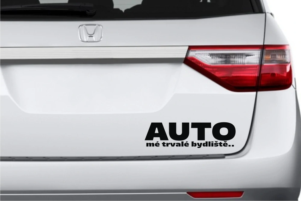 samolepka na auto