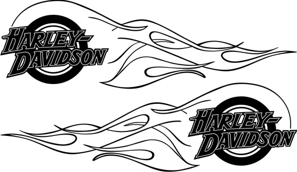 samolepka Harley Davidson HD037