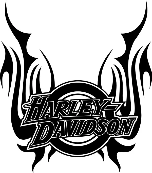 samolepka Harley Davidson HD058
