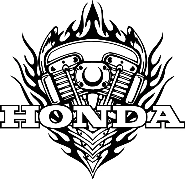 samolepka Honda 08