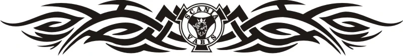 Dekorační samolepka na předek kabiny TRD9069