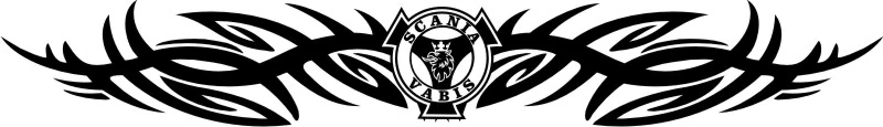 Dekorační samolepka na předek kabiny TRD9073
