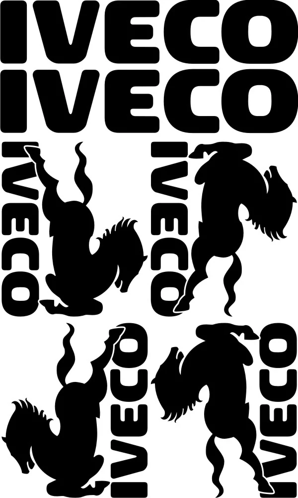 Samolepka na kamion IVECO IVESET004