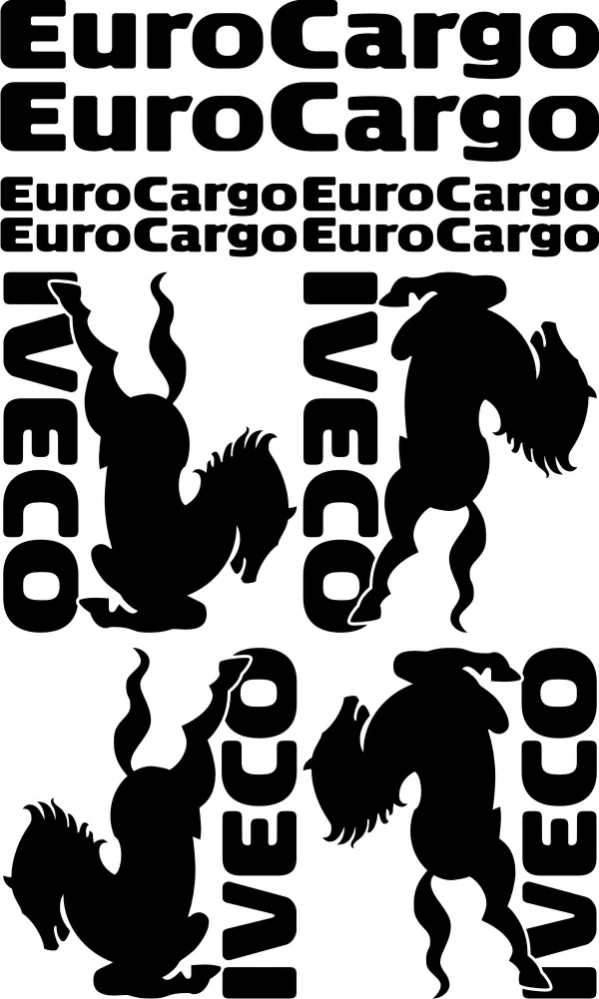 Samolepka na kamion IVECO IVESET010