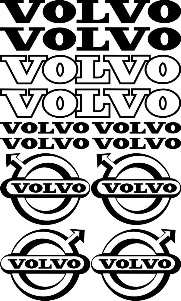 Samolepka na kamion Volvo VOLSET010