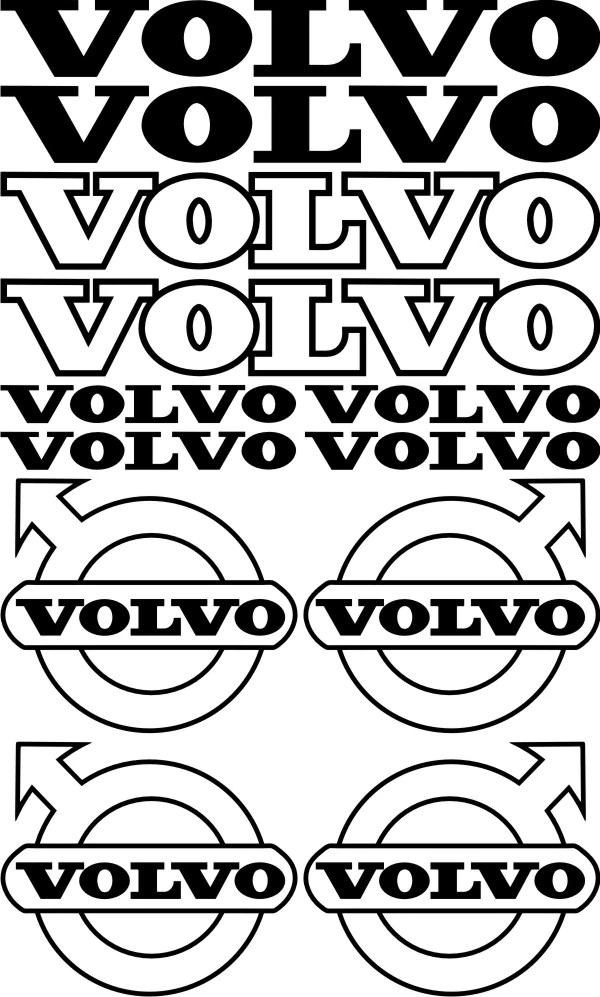 Samolepka na kamion Volvo VOLSET013