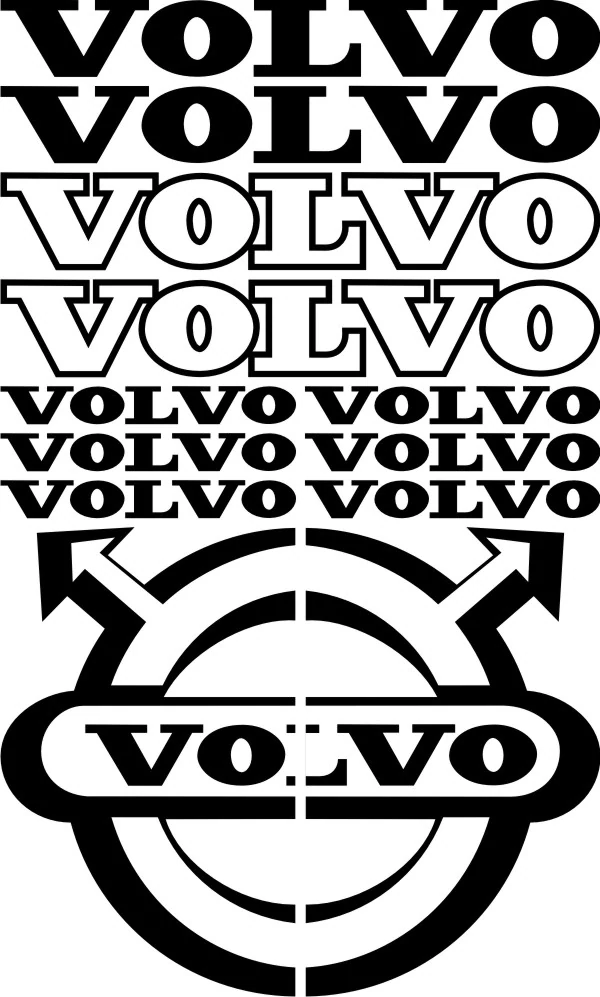 Samolepka na kamion Volvo VOLSET017