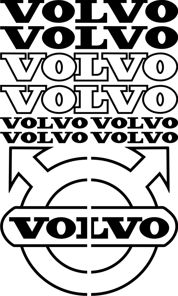 Samolepka na kamion Volvo VOLSET019