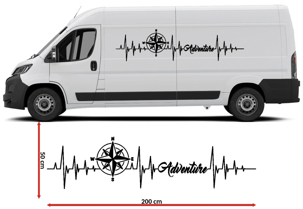 Samolepka puls na karavan, dodávku