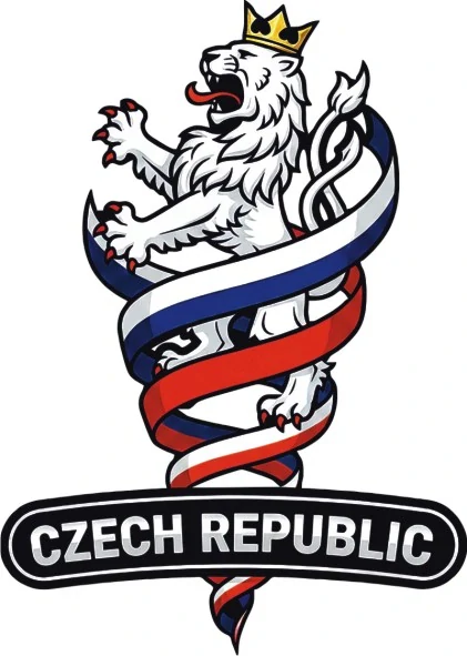Český lev s trikolórou