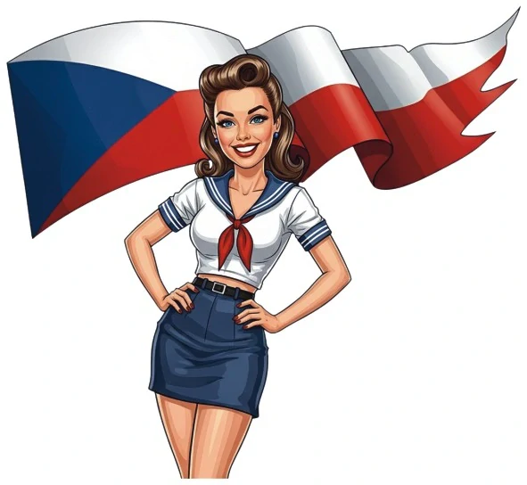 Česká pin-up girl
