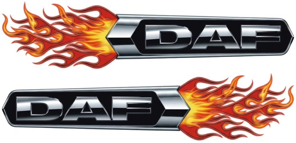 Samolepka DAF Fire Arrows sada 2ks