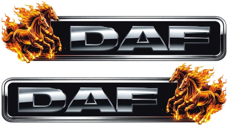 Samolepka DAF Fire Stallions sada 2ks