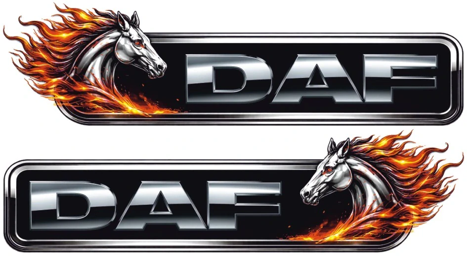 Samolepka DAF Fire Horse sada 2ks