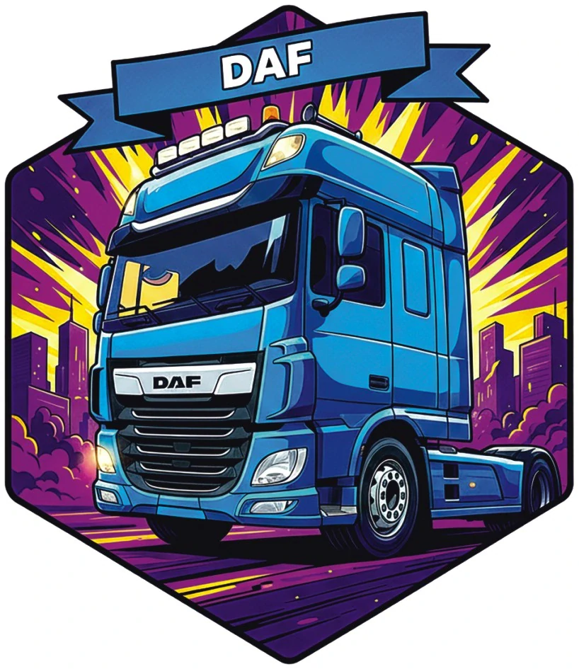 Samolepka DAF City Power