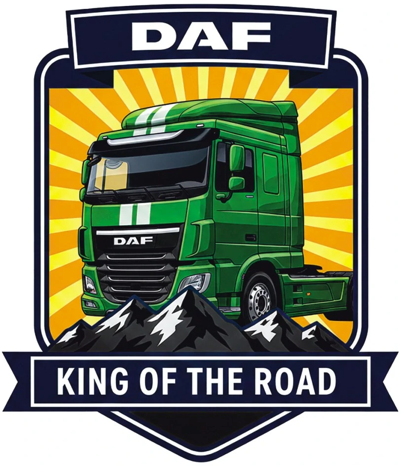 Samolepka DAF King of the Road