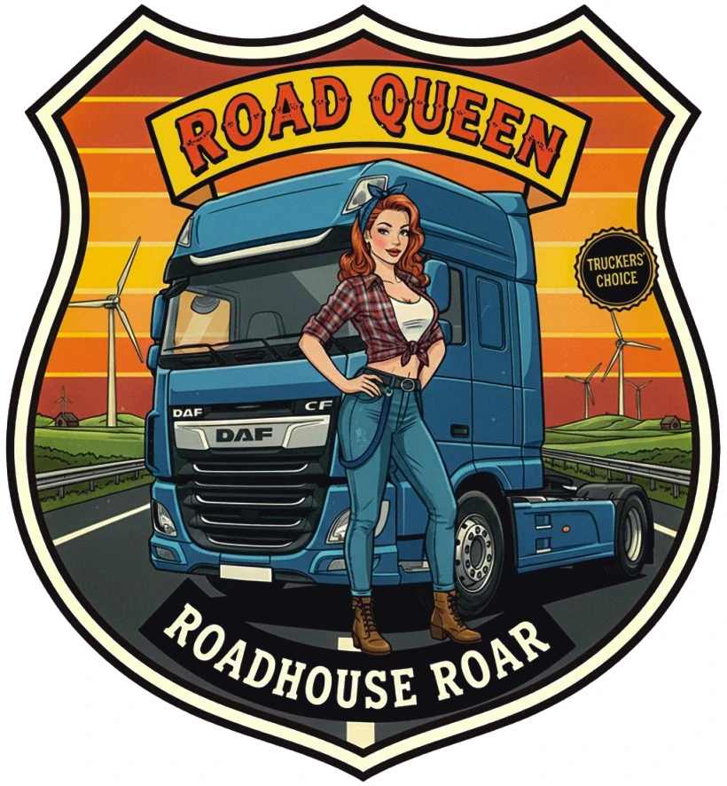 Samolepka DAF Road Queen