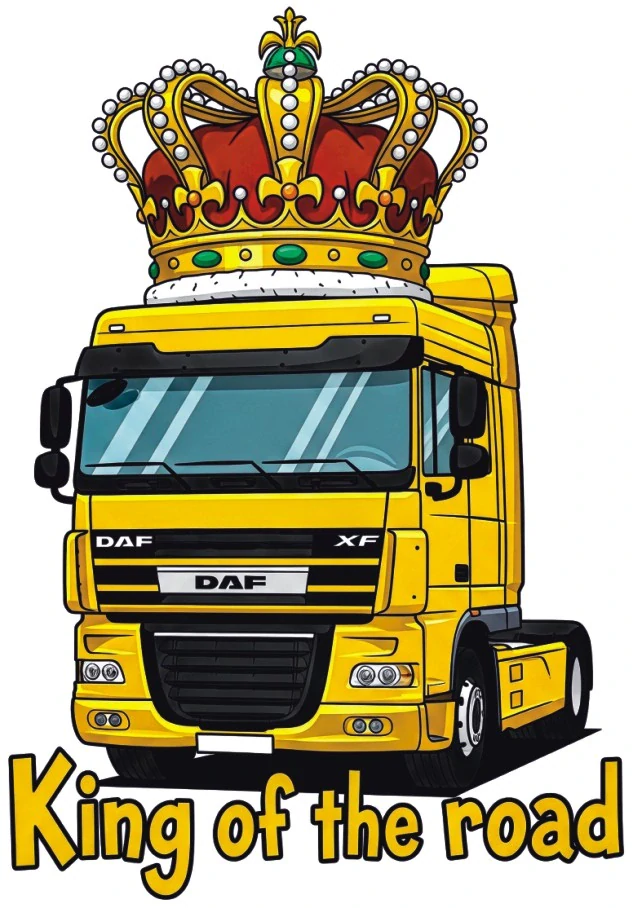 Samolepka DAF King of the road