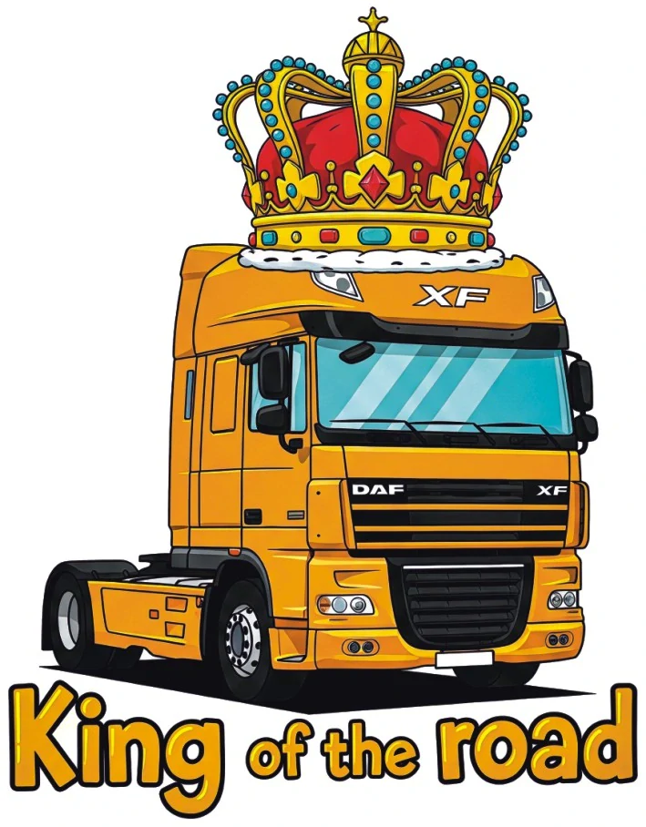 Samolepka DAF King of the Road
