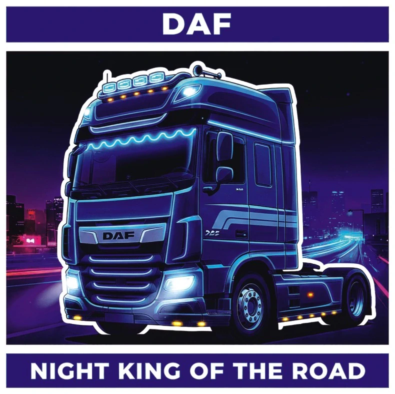 Samolepka DAF Night King of the Road