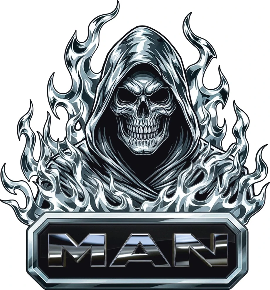 Samolepka Man Ghost Reaper