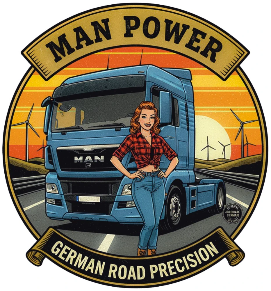 Samolepka MAN Power