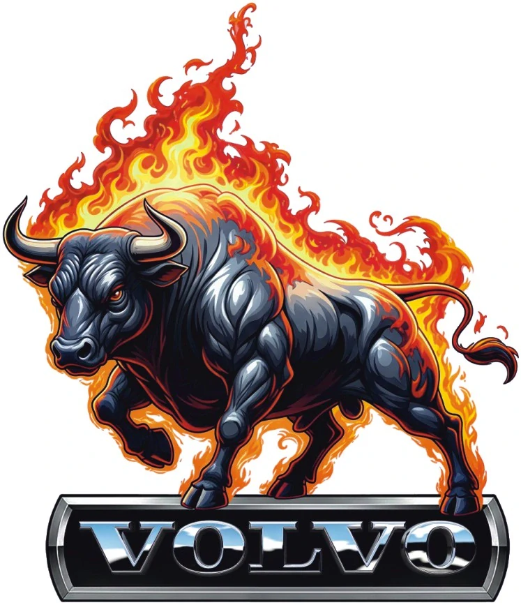 Samolepka VOLVO Fire Bull