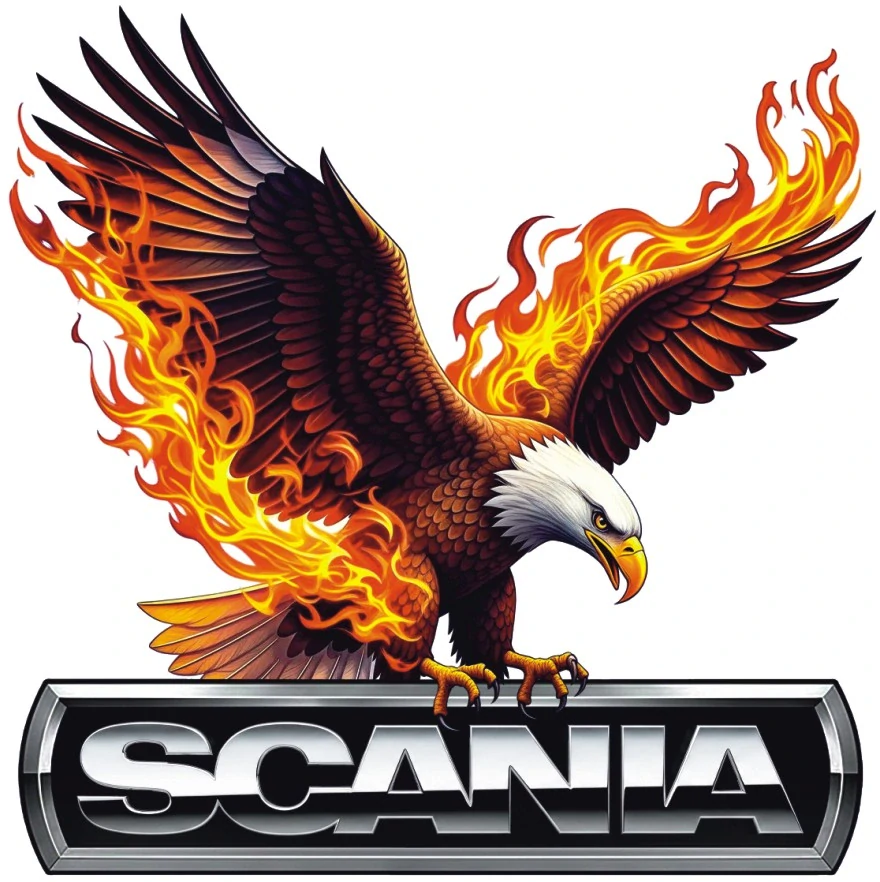 Samolepka Scania Fire Eagle Edition