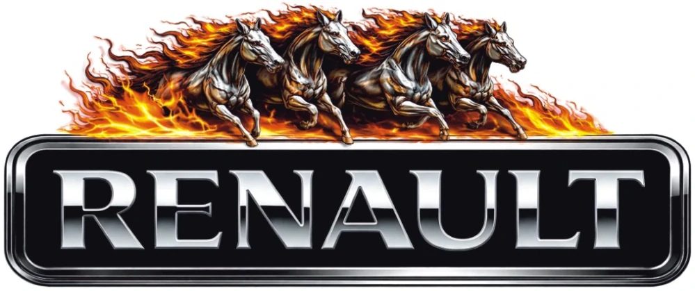 Samolepka RENAULT Fire Horses