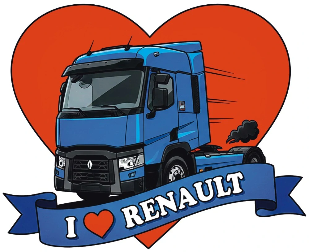 Samolepka I ❤️ RENAULT