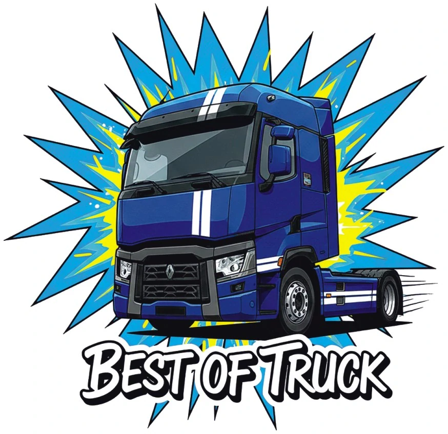 Samolepka RENAULT Best of Truck Blue