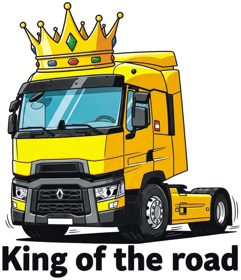 Samolepka Renault King of Road
