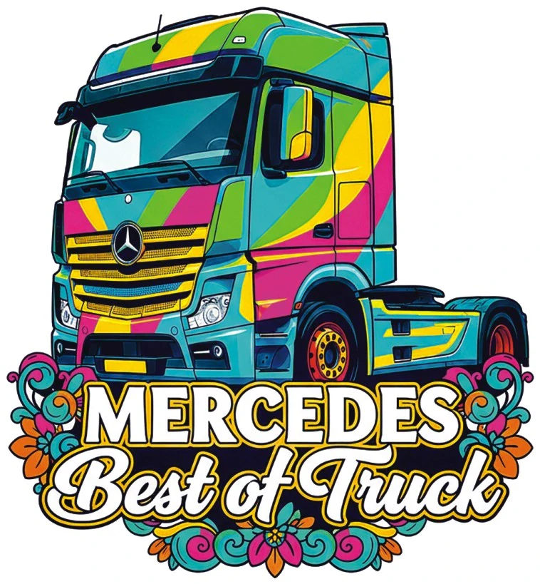 Samolepka Mercedes - Best of Truck