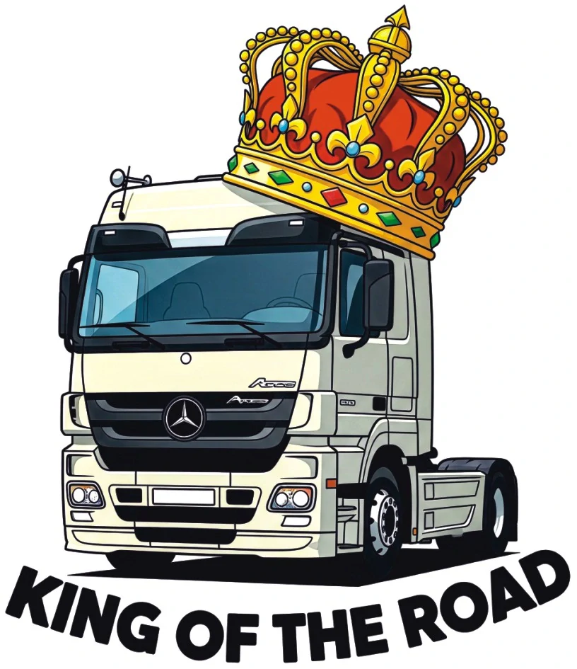 Samolepka Mercedes King of the Road