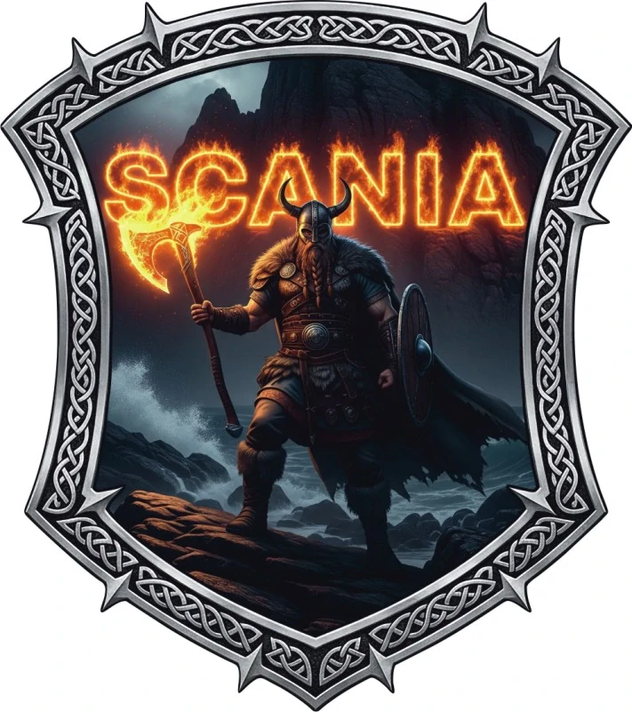 samolepka Scania Viking Fire