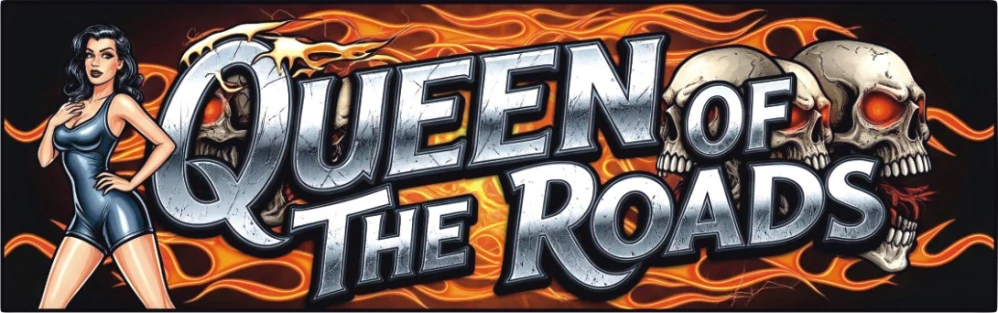 samolepka Queen of the Roads Hell Pin-Up
