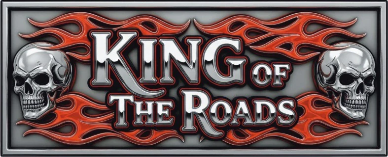 samolepka King of the Roads Skull