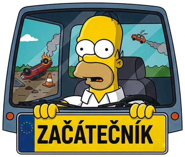 samolepka Začátečník