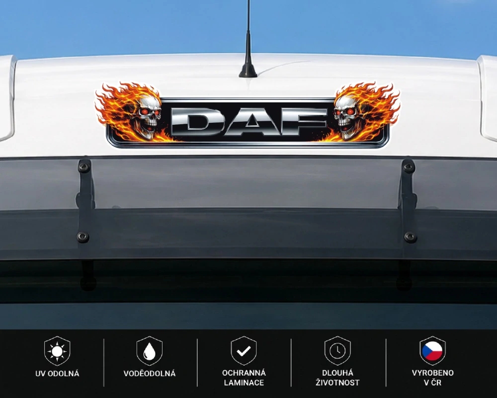 Samolepka DAF Hell Fire