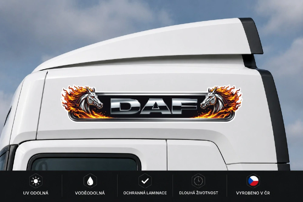 Samolepka DAF Fire Horses