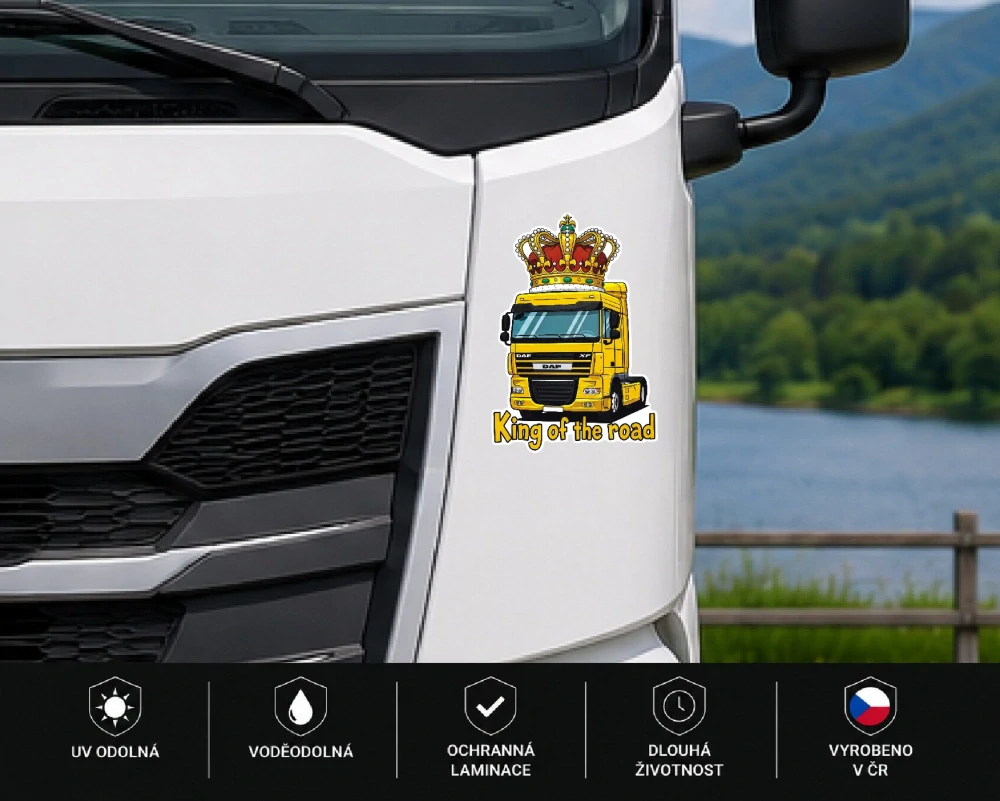 Samolepka DAF King of the road