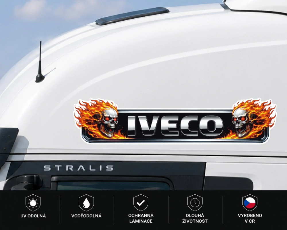Samolepka IVECO Hell Fire