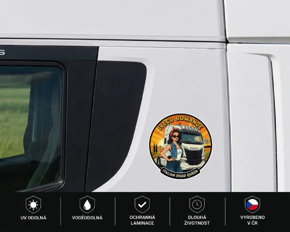 Samolepka Iveco Romance
