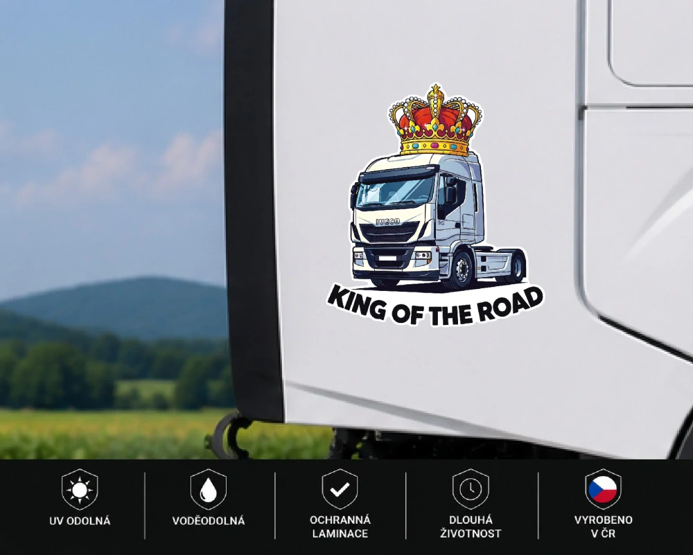 Samolepka Iveco King of the Road