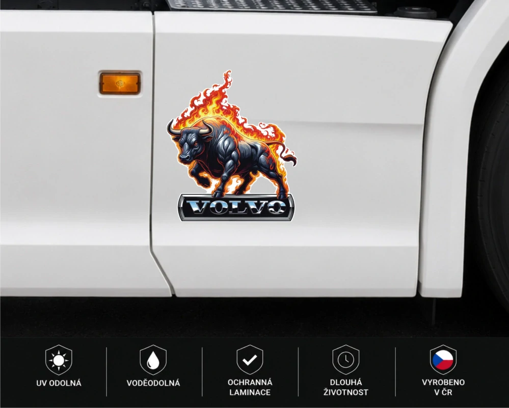 Samolepka VOLVO Fire Bull