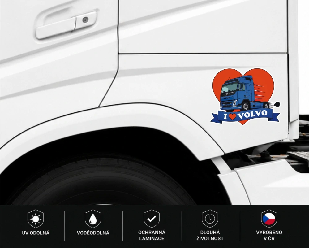 Samolepka I ❤️ Iveco
