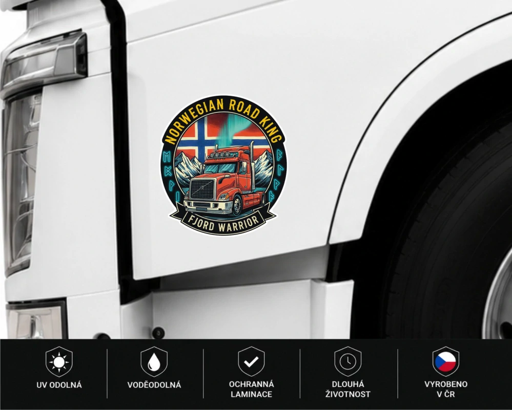 Samolepka VOLVO – Norwegian Road King