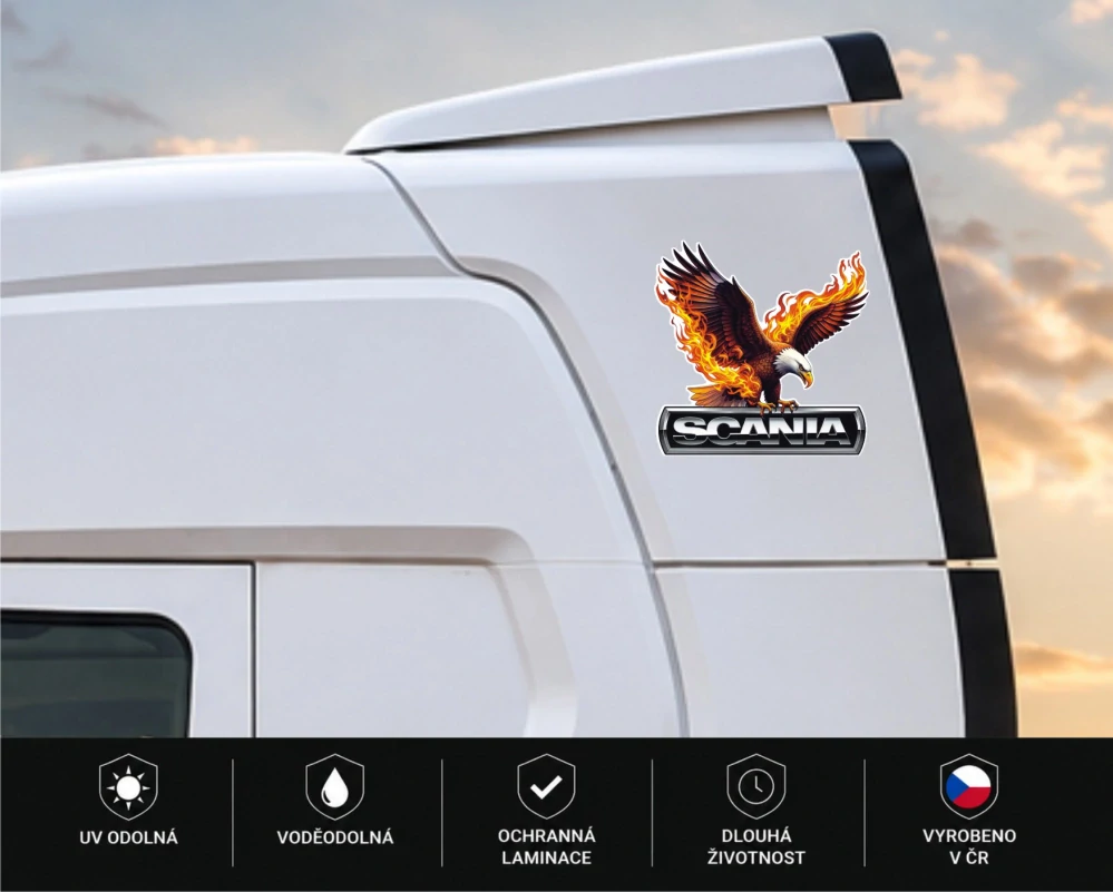 Samolepka Scania Fire Eagle Edition